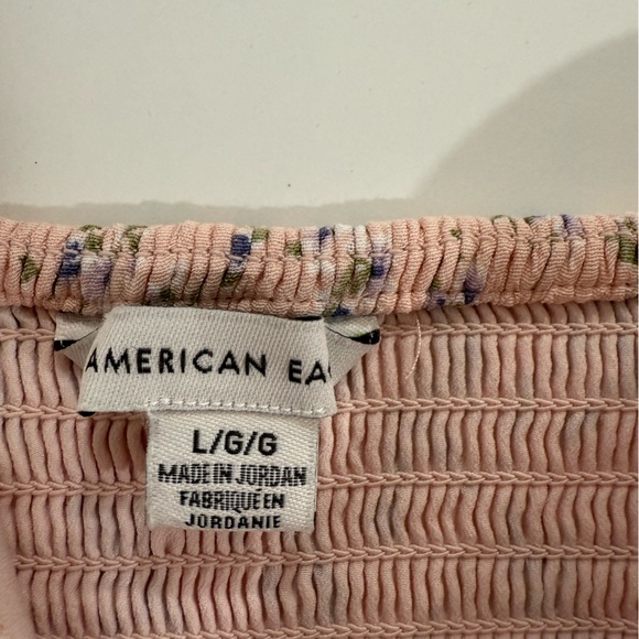 American Eagle Pink Floral Lined Dress Size L - Picture 3 of 4